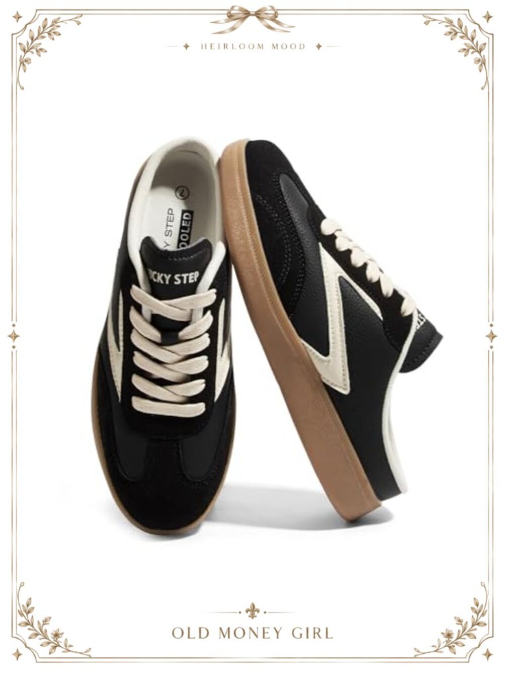 Women's Slip On Mule Sneakers PU Backless Non-Slip Walking Shoes